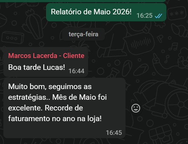 Feedback de Marcos Lacerda
